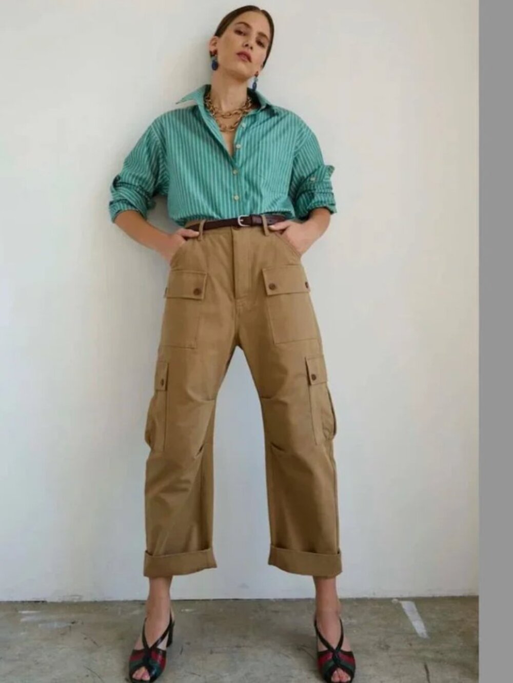 Jamie Haller Fatigues in Chestnut - Picture 2 of 14